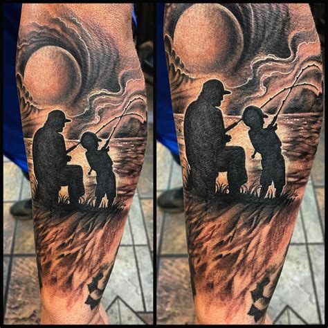 father and son hunting tattoos|21 Brilliant Father and Son Tattoos To Make You Emotional.